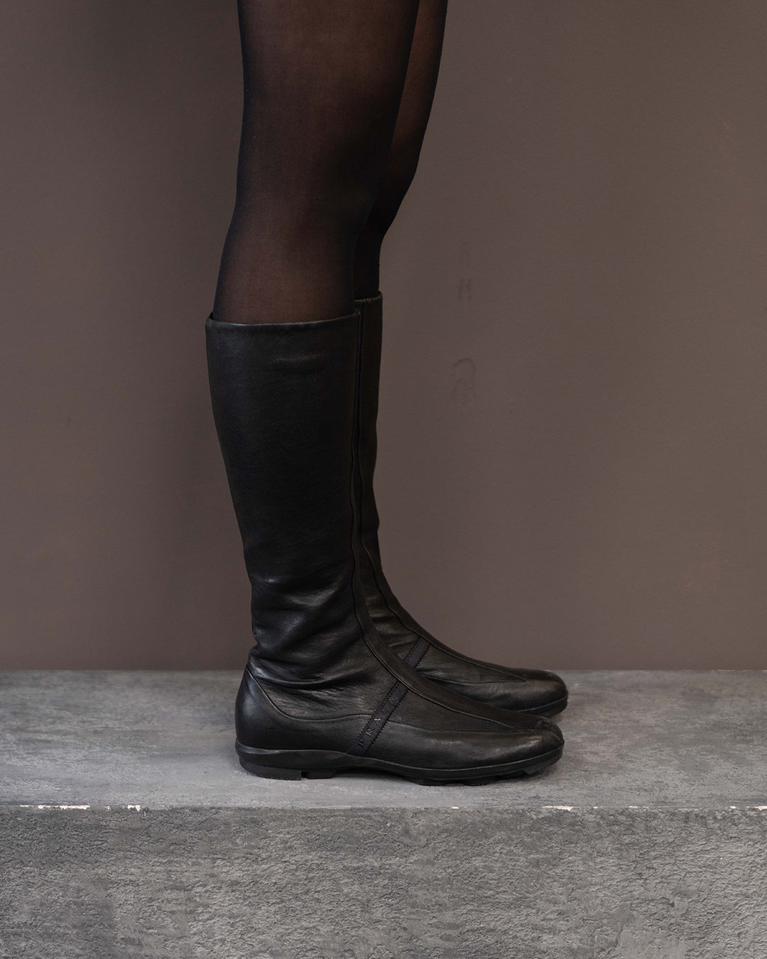 PRADA BOXING BOOTS (EU 39.5) | DEFAULT TITLE, Black