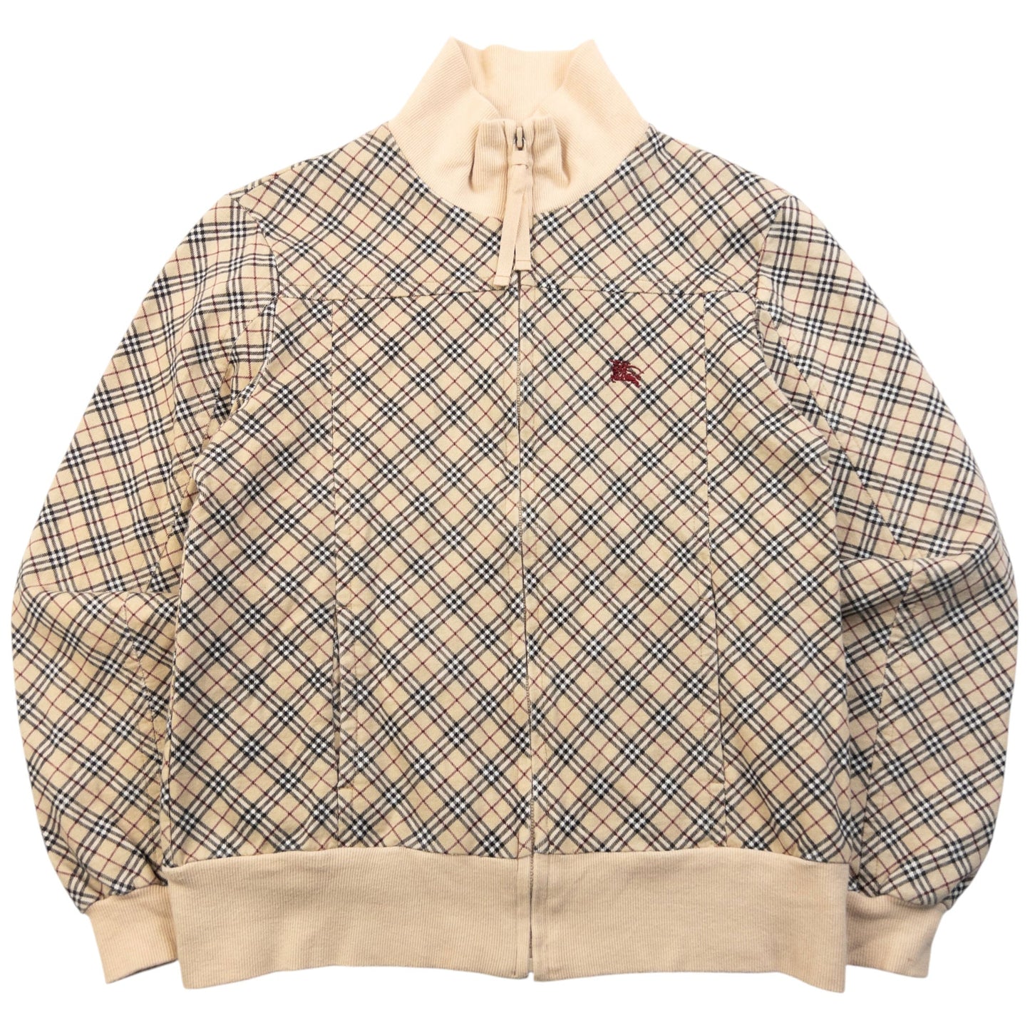 Vintage 2000s Burberry Blue Label Nova Check Zip Up Sweatshirt Womens Size S | Small, Multicoloured