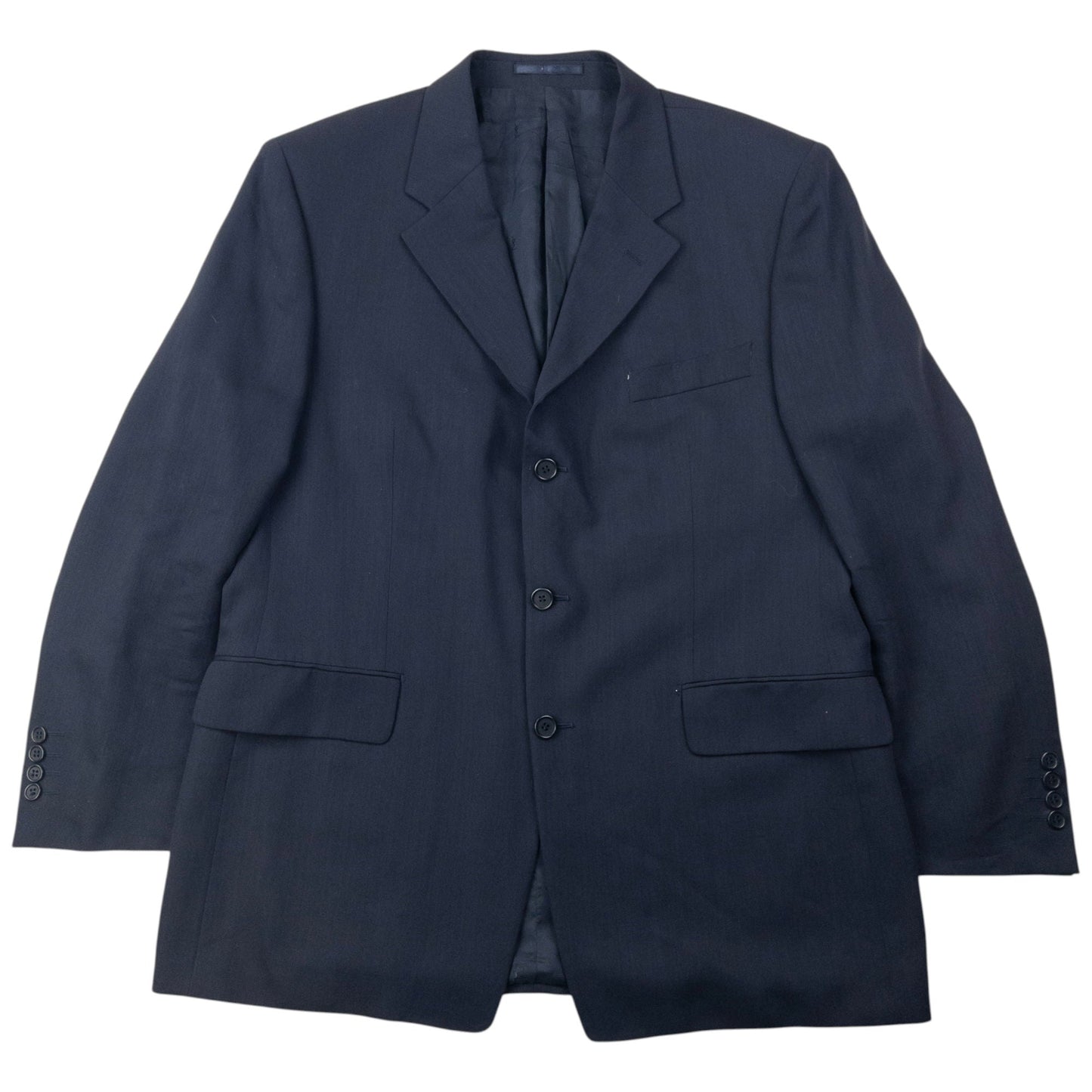 Vintage 90s YSL Yves Saint Laurent Jacket & Trousers Suit Set Size XL | XL, Navy