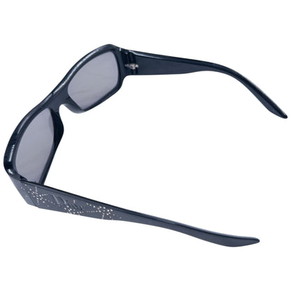 Vintage 2000s Dior Spidior 2 Diamonte Sunglasses | O/S, Black
