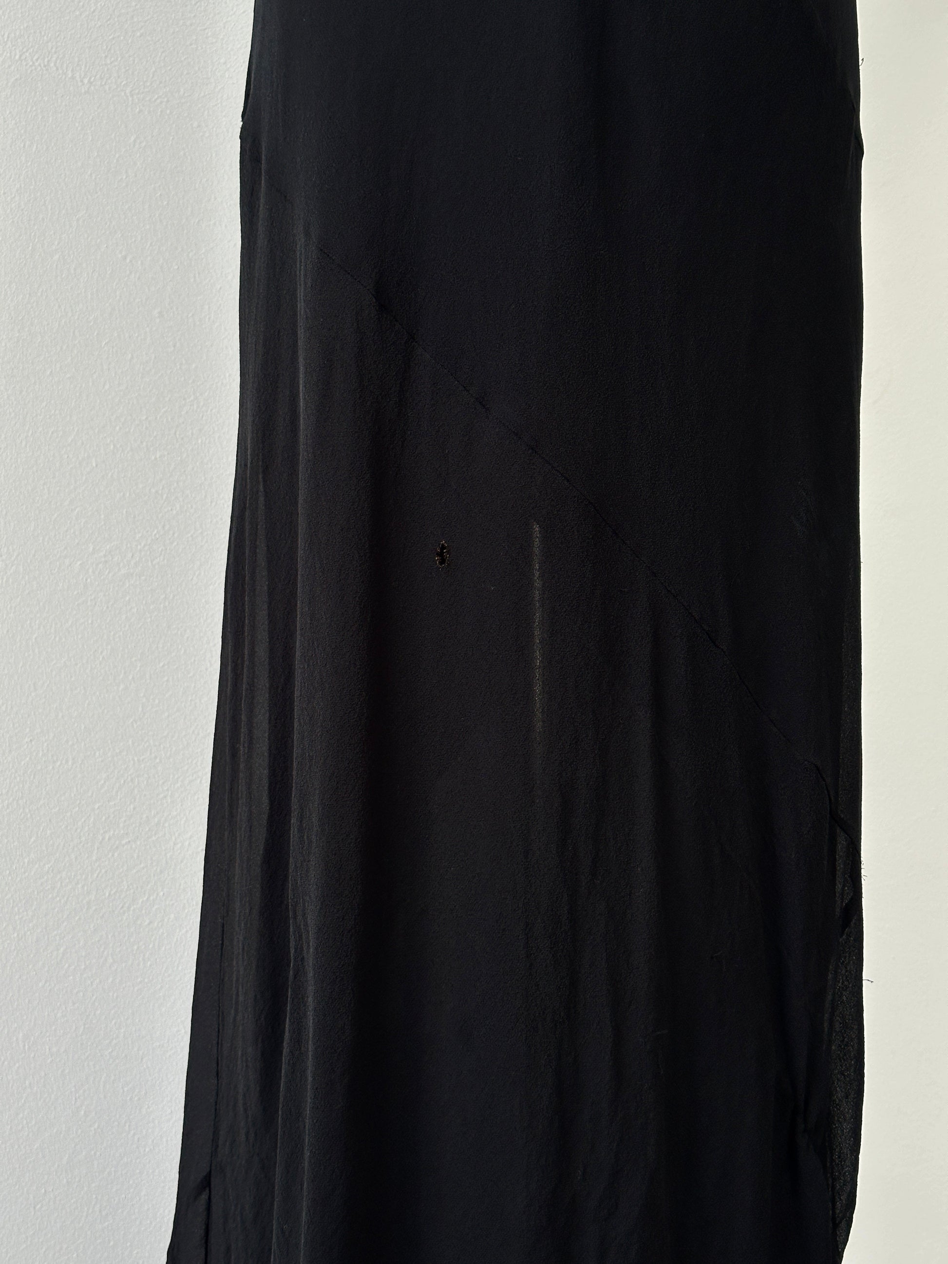 Vintage 2000s Pure Silk Floor Length Dress - M-L
