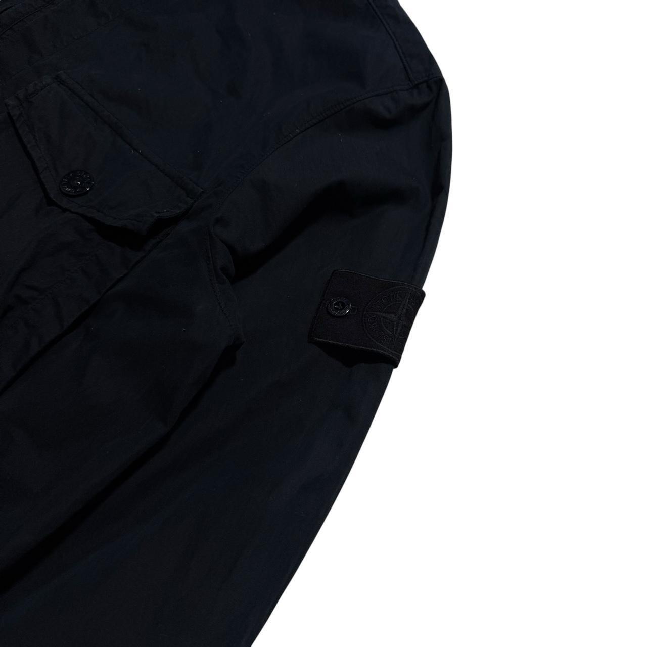 Stone Island Navy Ghost Overshirt | Large, Navy