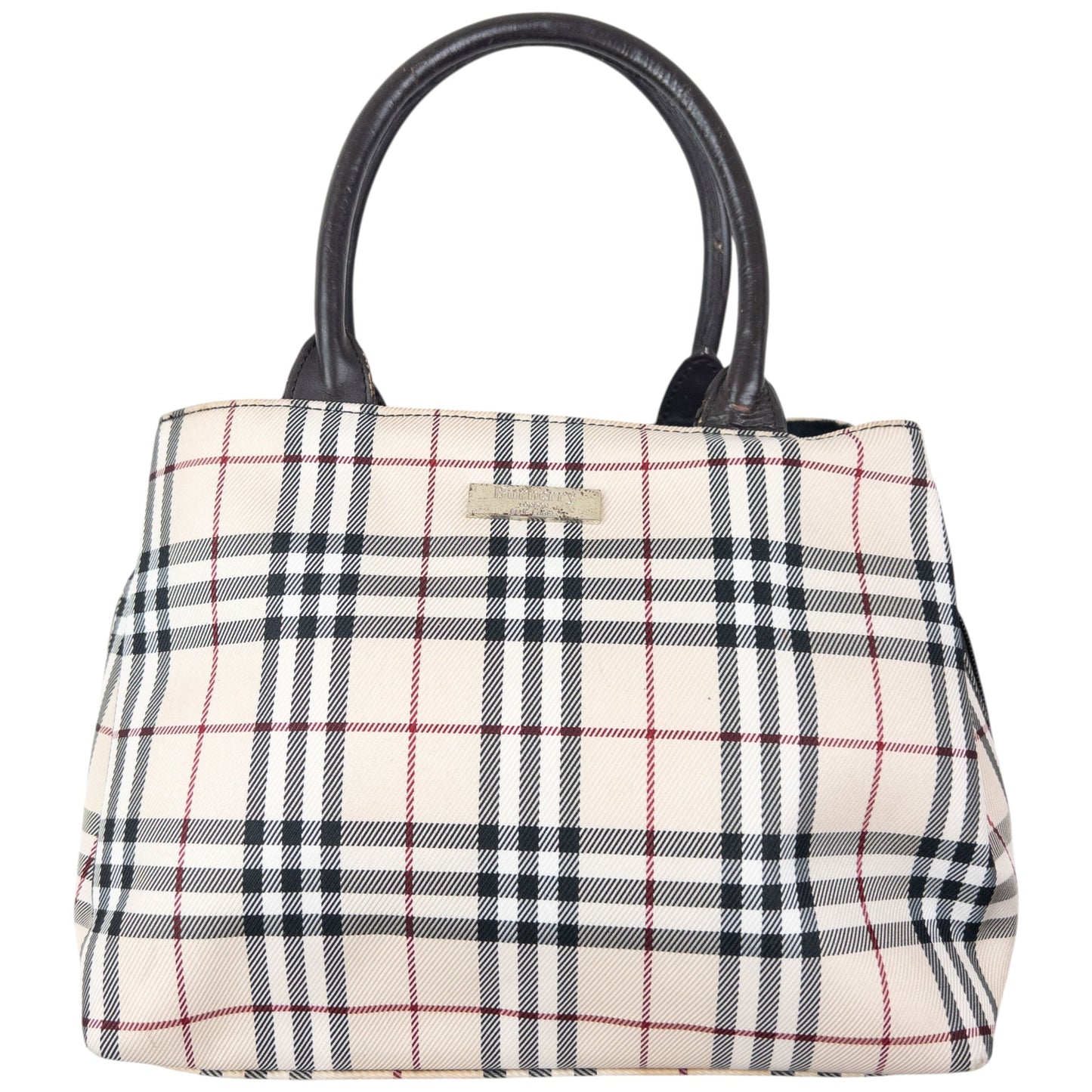 Vintage 2000s Burberry Blue Label Nova Check Handbag | O/S, Multicoloured