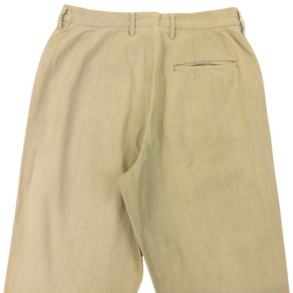 Vintage 90s Yohji Yamamoto Trousers Size W25 | W25, Beige