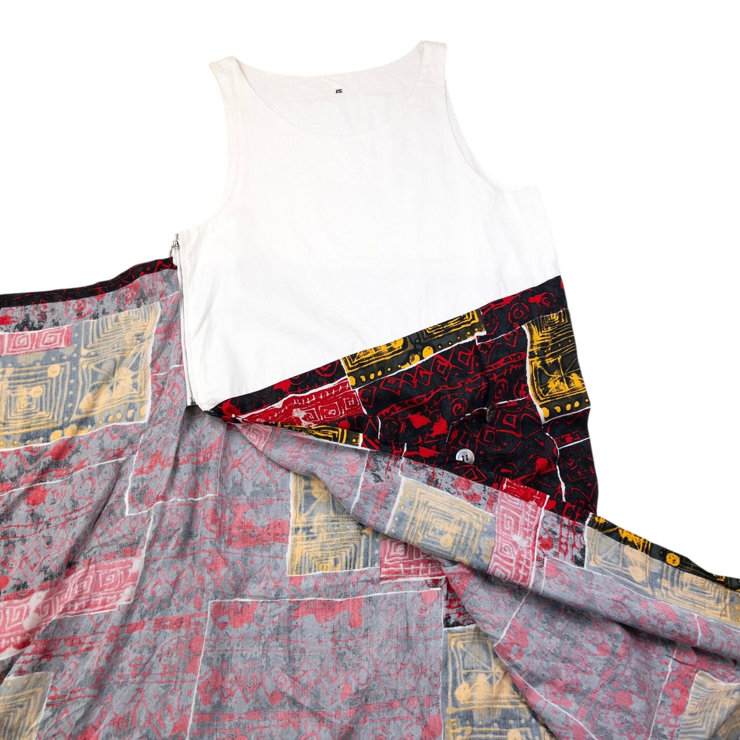 Vintage Issey Miyake Pattern Wrap Dress Womens Size M