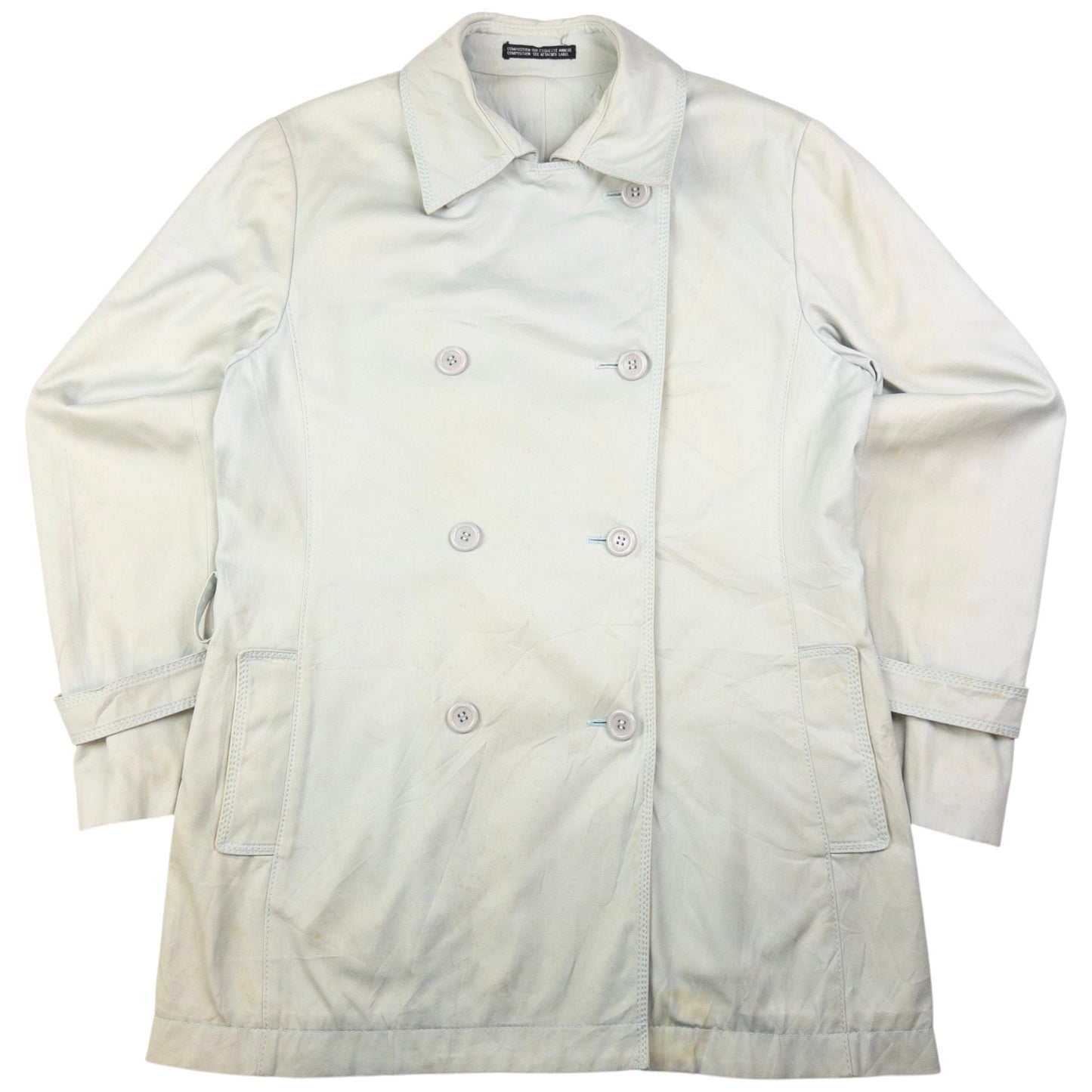 Vintage Yohji Yamamoto Inéd Trench Jacket Womens Size L