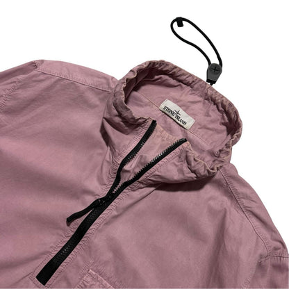 Stone Island Canvas Pullover Smock | Large, Mauve