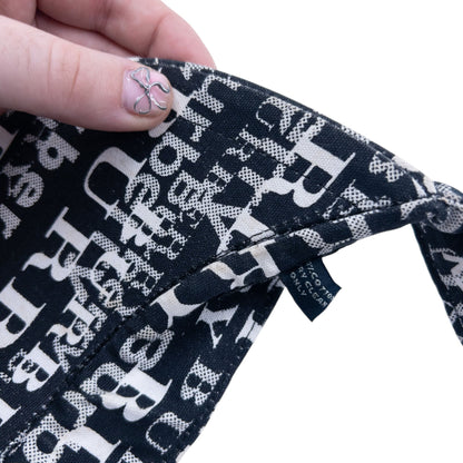 Vintage 2000s Burberry Monogram Visor Hat