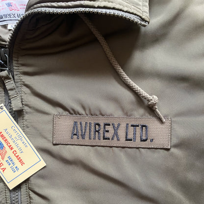 Avirex Padded Bomber Jacket With Hood - L