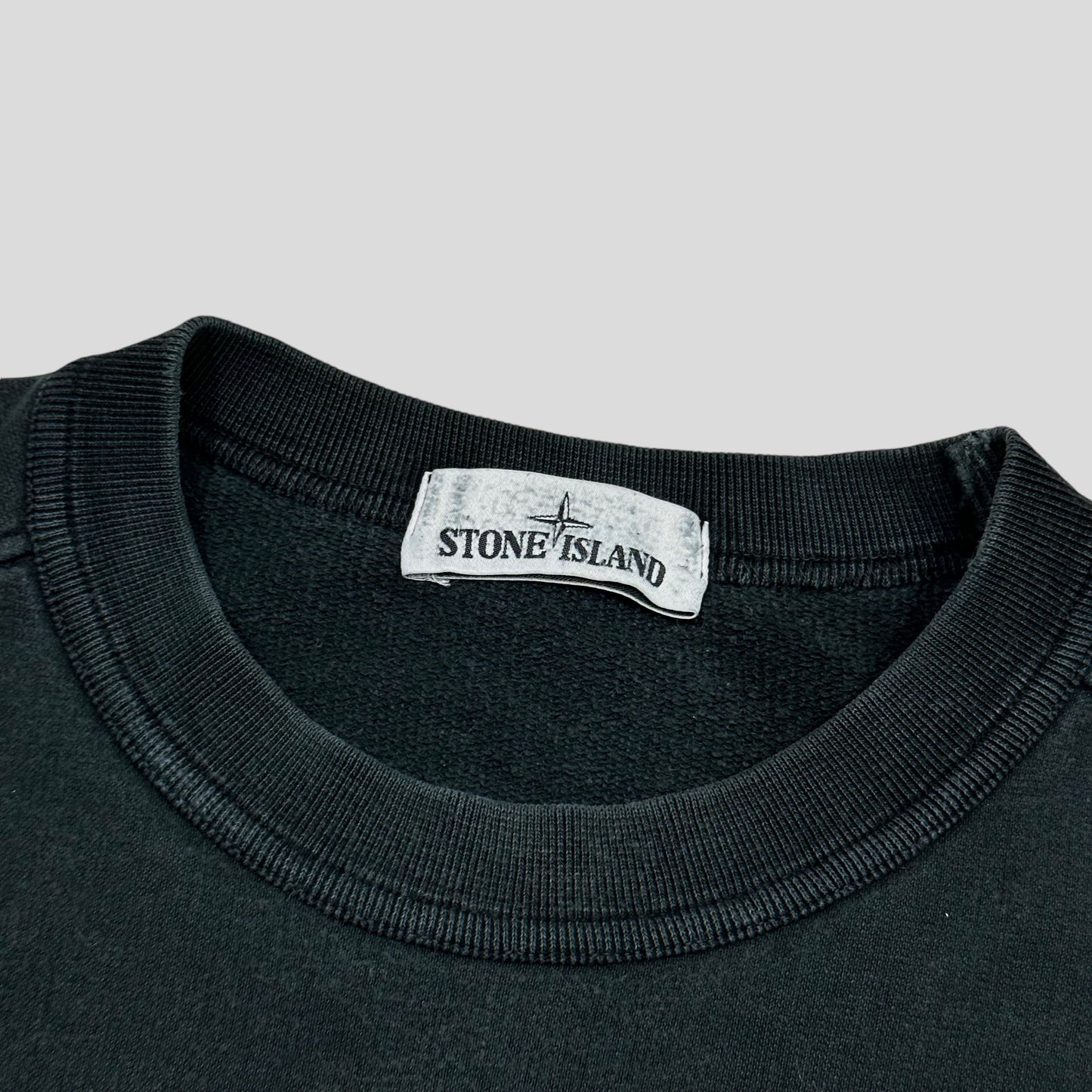 Stone Island Black Crewneck - M