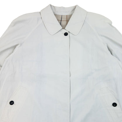 Vintage 90s Burberry Button Up Trench Jacket Womens Size XL | XL, Grey