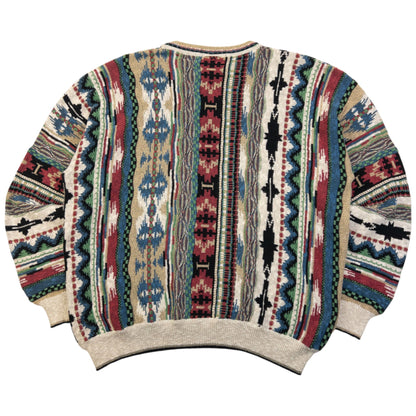 Vintage Pattern Knit Jumper Size XL | XL, Multi