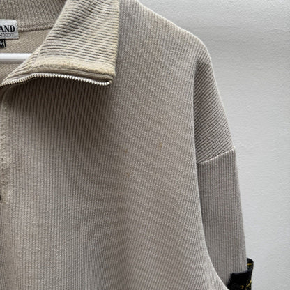 00’s Stone Island Quarter Zip Jumper (XXL) | XXL, Grey