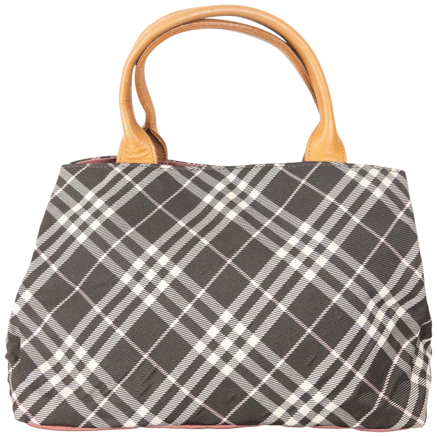 Vintage 2000s Burberry Blue Label Nova Check Handbag | O/S, Blue