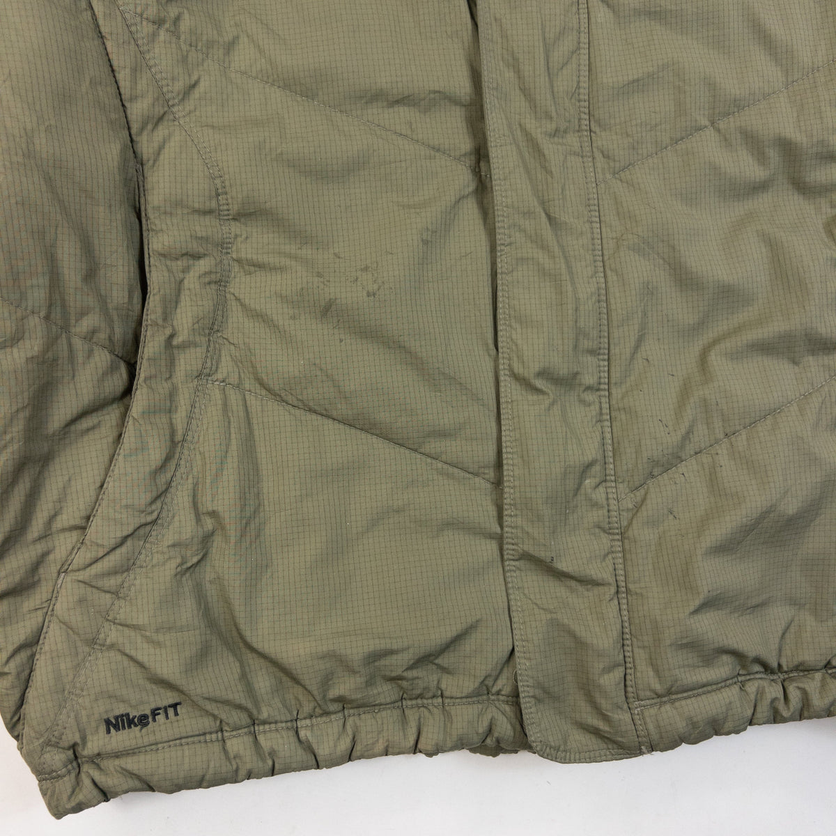 Vintage 2000s Nike FIT Padded Jacket | Large, Green