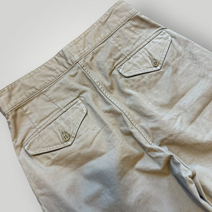Needles Cotton Gurkha Wide Trousers S | O/S, Beige