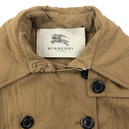 Vintage 2000s Burberry Belt Waist Trench Jacket Womens Size S | Small, Beige