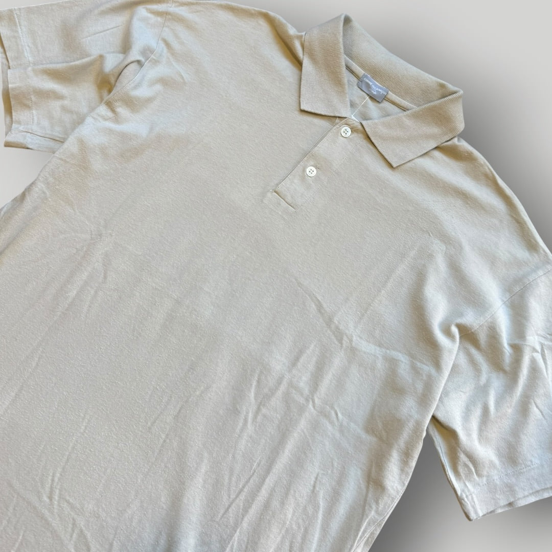 Comme des Garçons 1990's Polo Shirt L | O/S, Beige