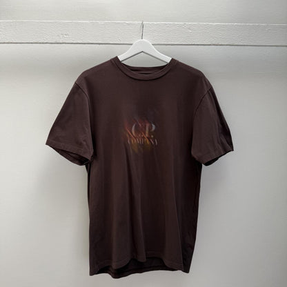 CP Company Fade Logo T-shirt (M) | Medium, Brown