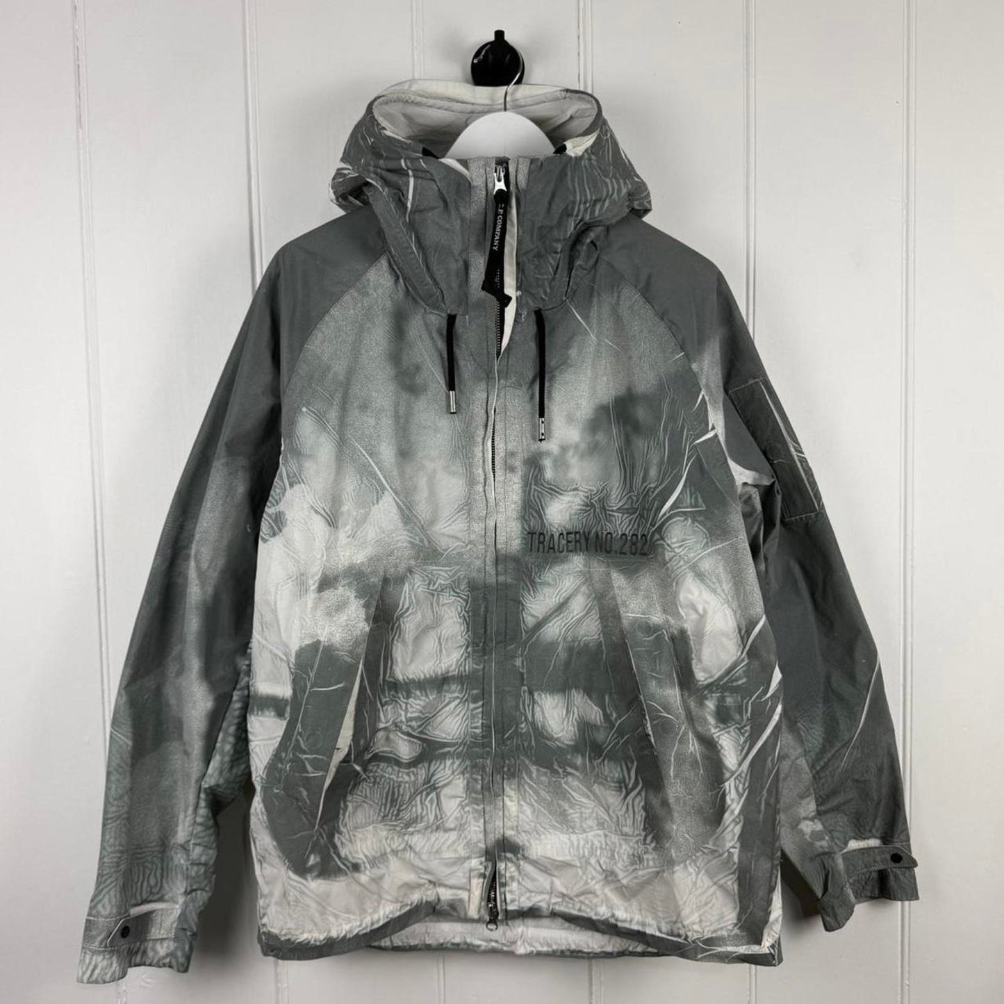C.P. Company Tracery Jacket Grey Graphic – Size 50 (L) | Large, Grey