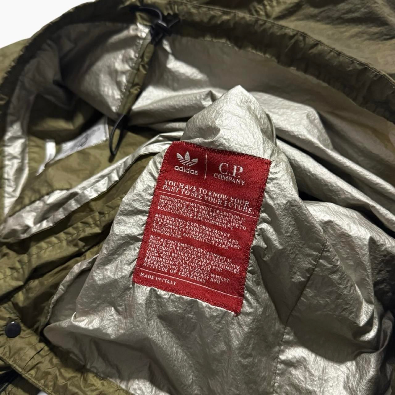 CP Company S/S 2018 Adidas Explorer Goggle Jacket | Small, Olive