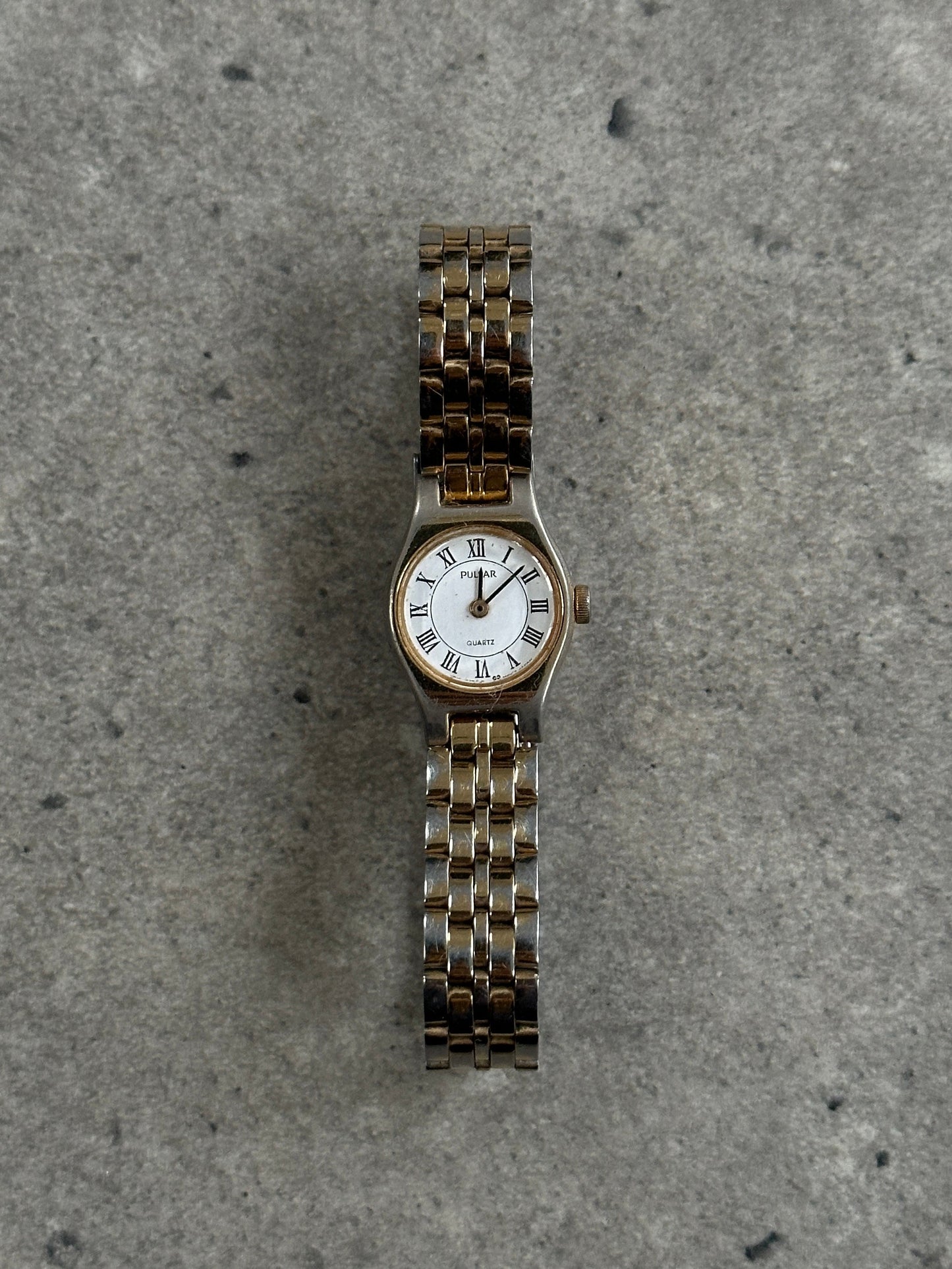 Pulsar 1990s Two Tone Round Quartz Watch