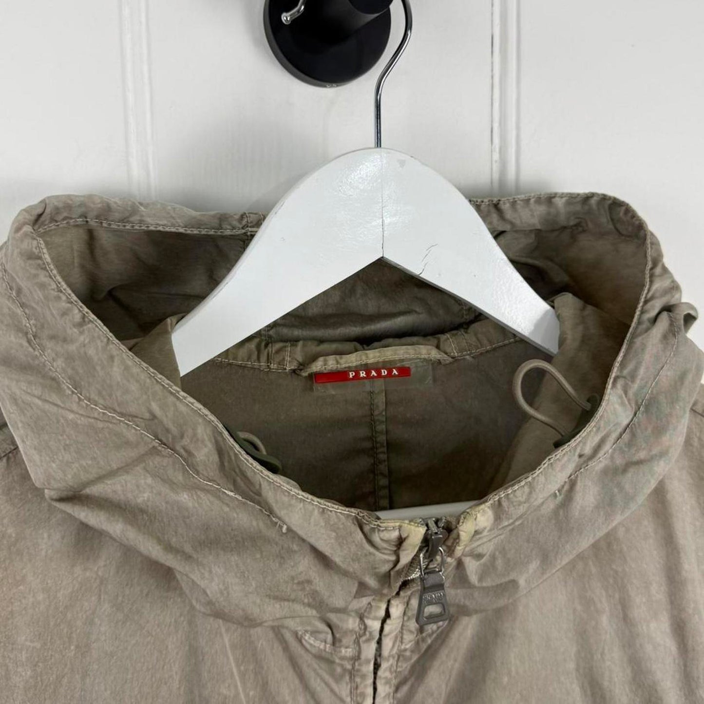 2000's Prada Sport Logo Nylon Jacket (L) | Large, Grey