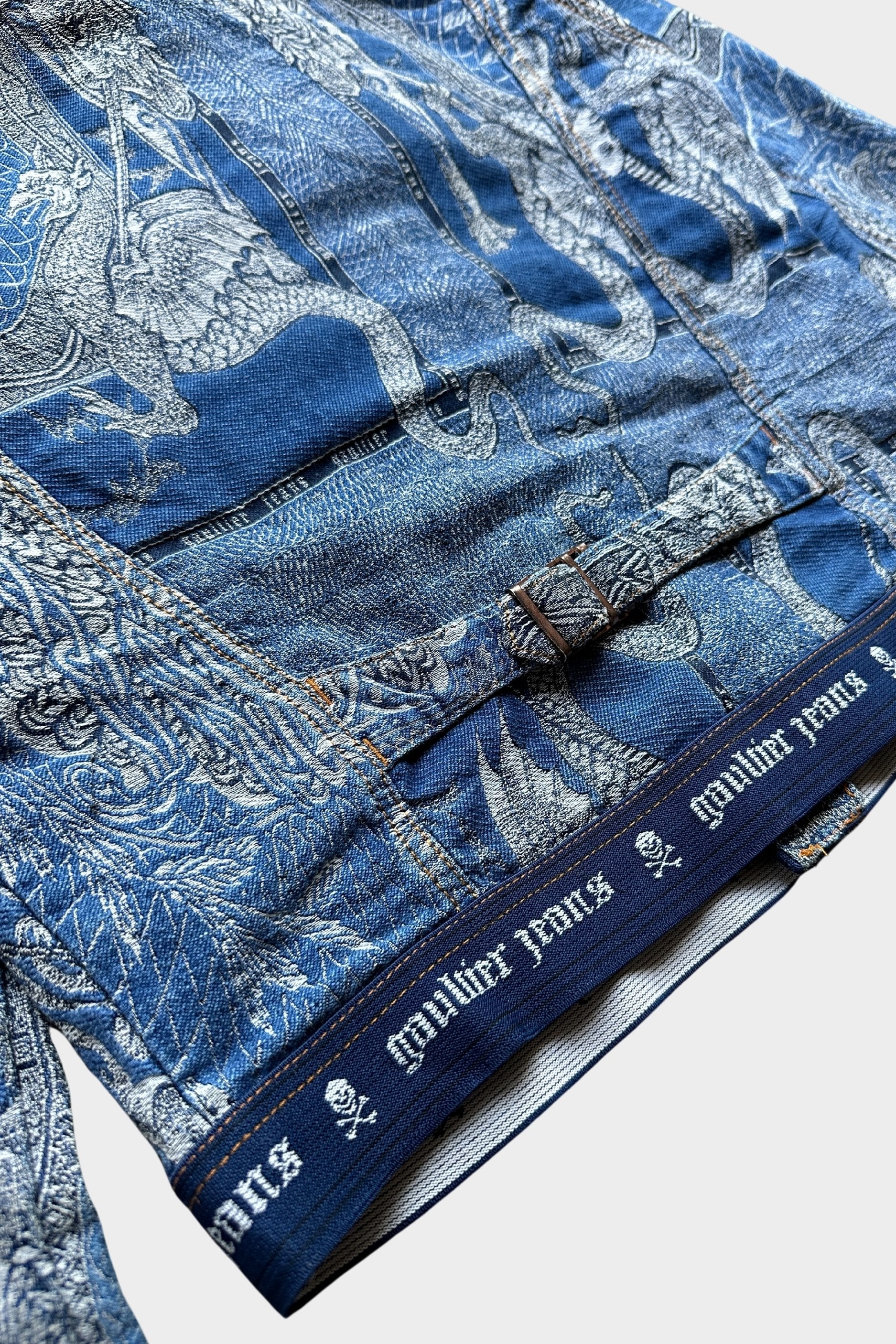 Jean Paul Gaultier AW 1994 Dragon Jacquard Denim Jacket – Known Source