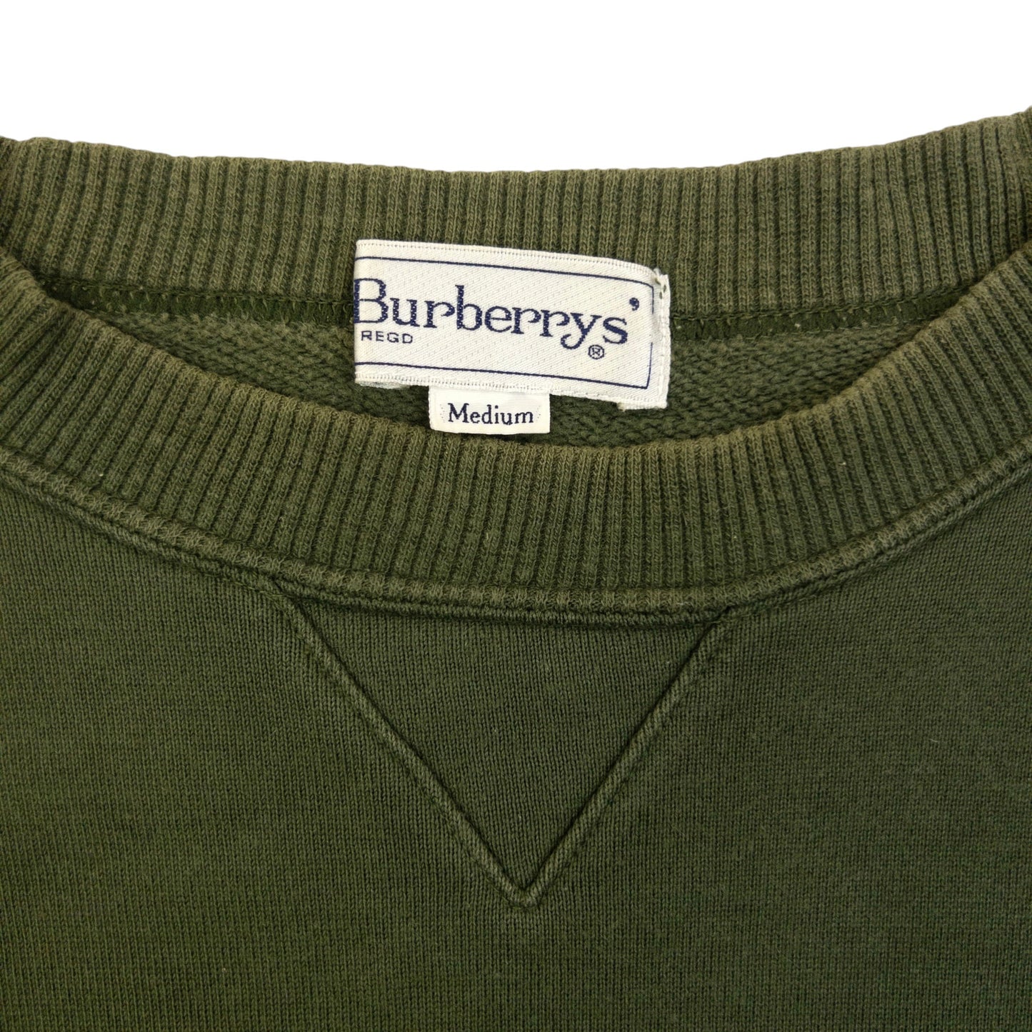 Vintage 90s Burberry Embroidered Sweatshirt Size XS | XS, Green