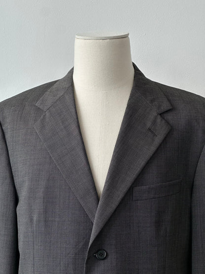 Givenchy 1990s Pure Worsted Wool Single Breasted Blazer - 42L