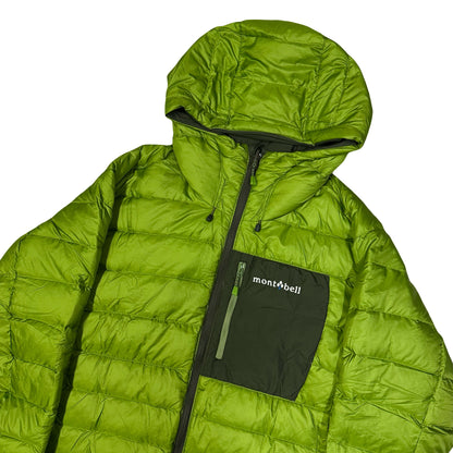 Montbell Reversible puffer Jacket In Green & Khaki ( S )