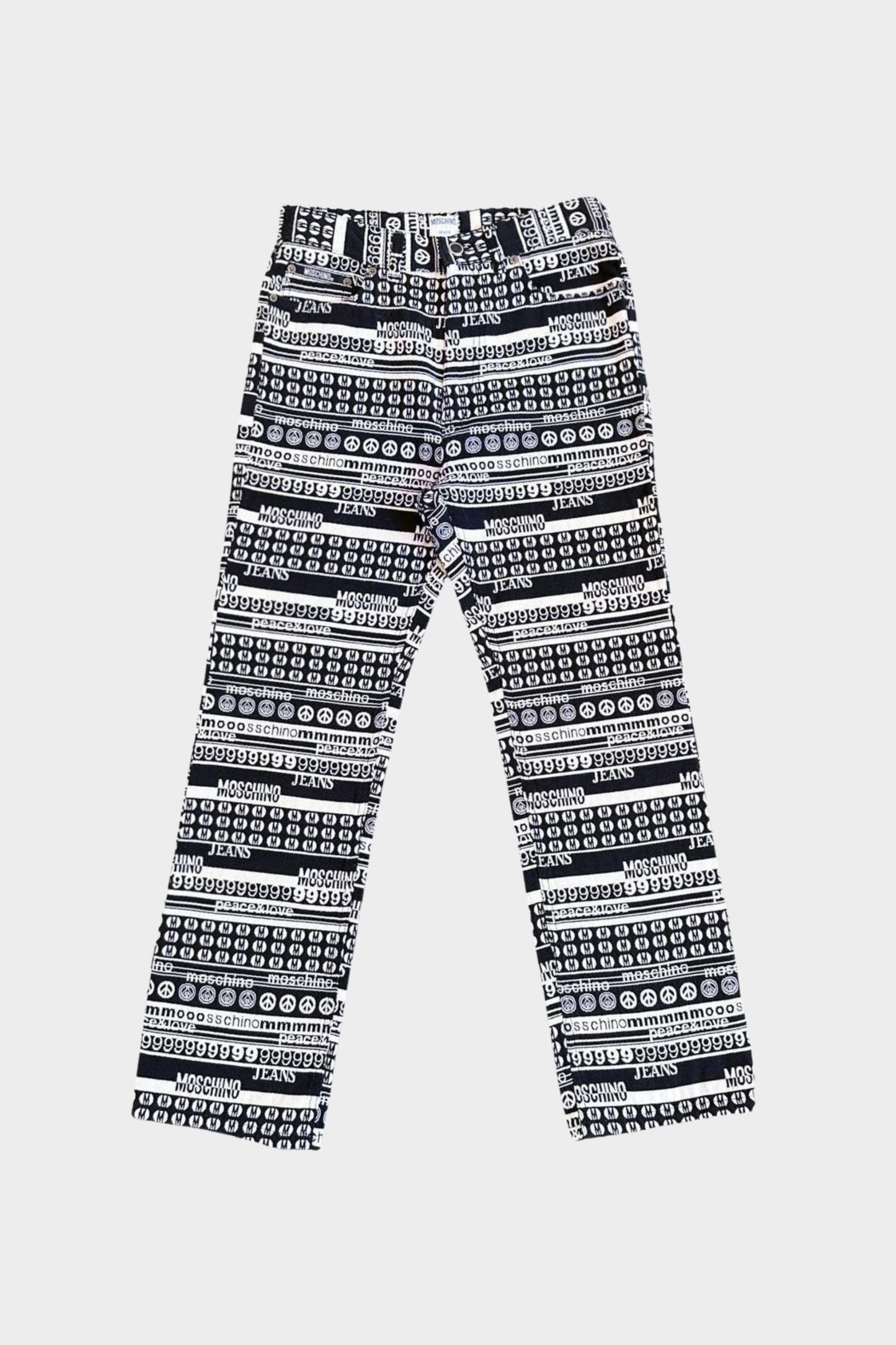 Moschino Vintage Peace & Love Jeans