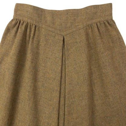 Vintage 80s Issey Miyake Pleated Wool Wrap Skirt Womens Size W25