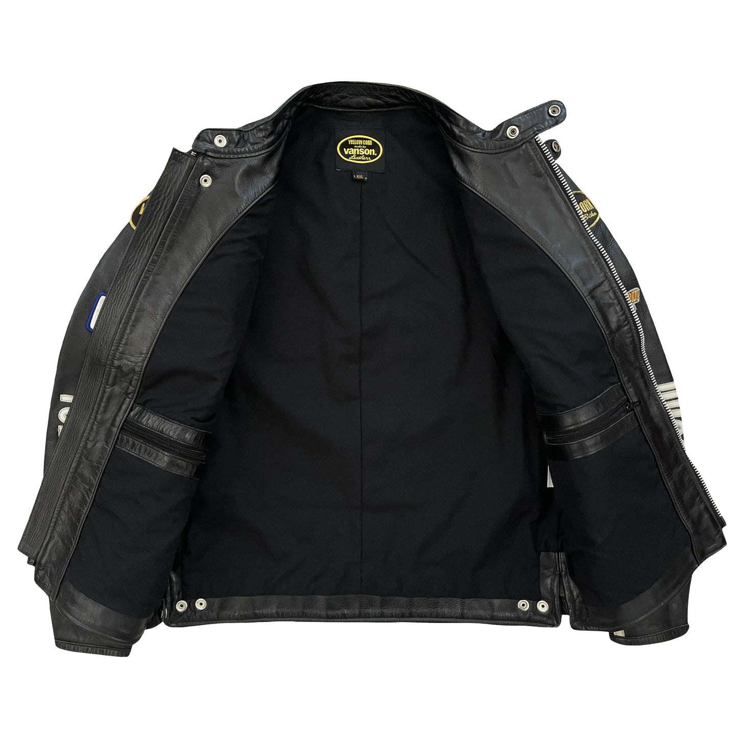 Vanson Leathers x Yellow Corn Motorcycle Racer Jacket