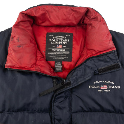 Vintage Ralph Lauren Polo Jeans Puffer Jacket Size L