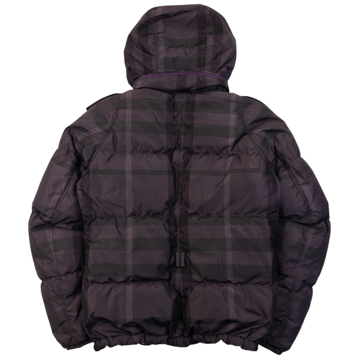 Vintage Burberry Nova Check Puffer Jacket Womens Size S | Small, Purple