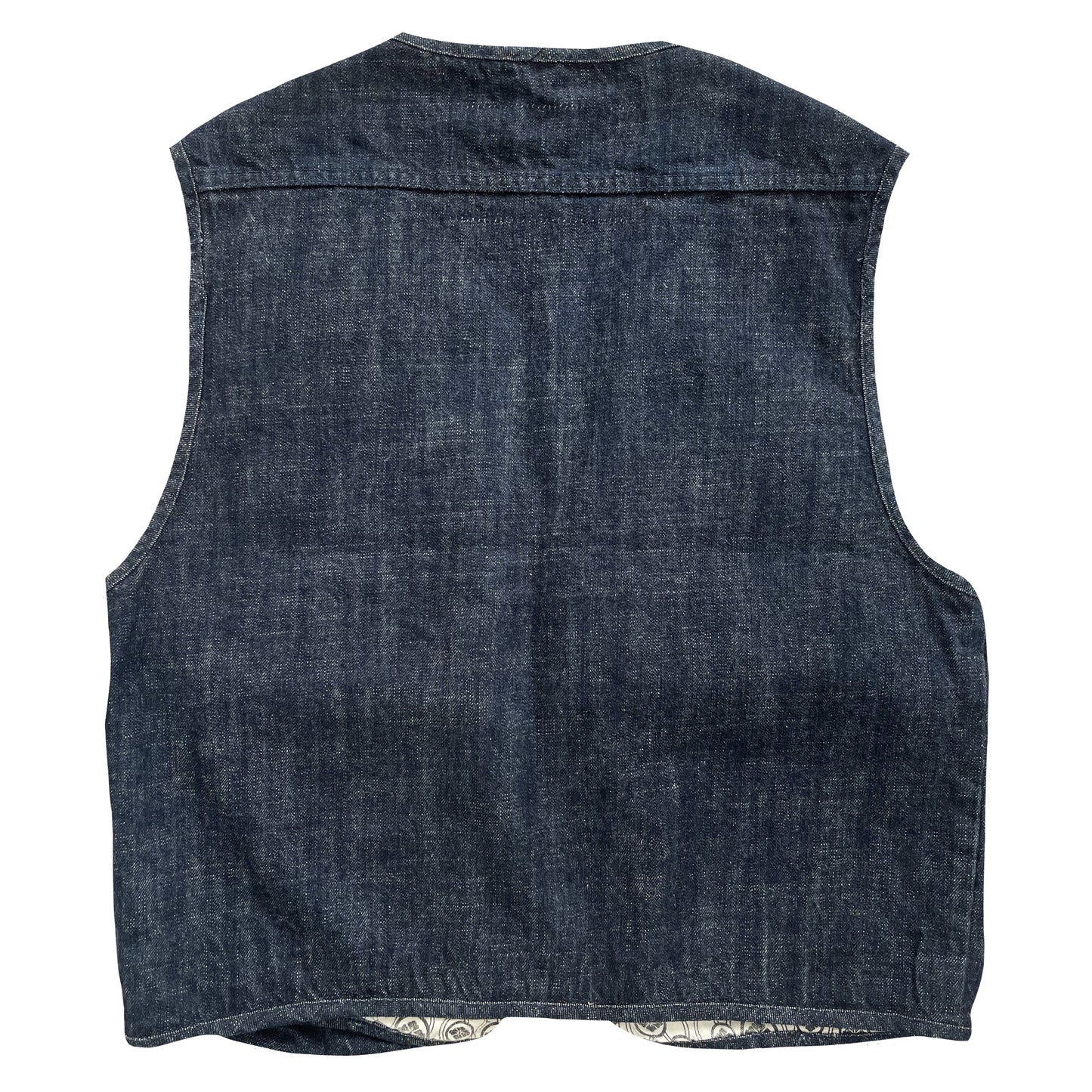 Evisu Yamane Denim Fisherman Vest - M