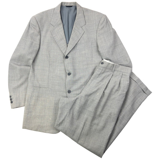 Vintage 90s Yohji Yamamoto D'Urban A.A.R Jacket & Trousers Suit Set Size M | Medium, Grey