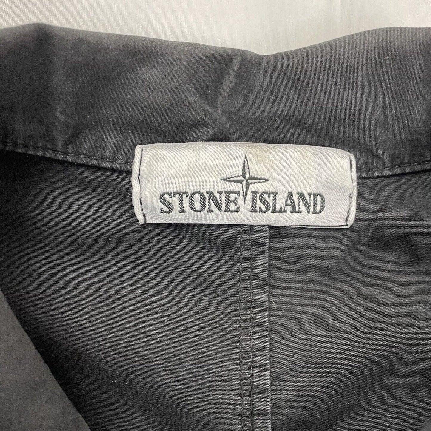 Stone Island Overshirt, Size Medium | Stone island, Black