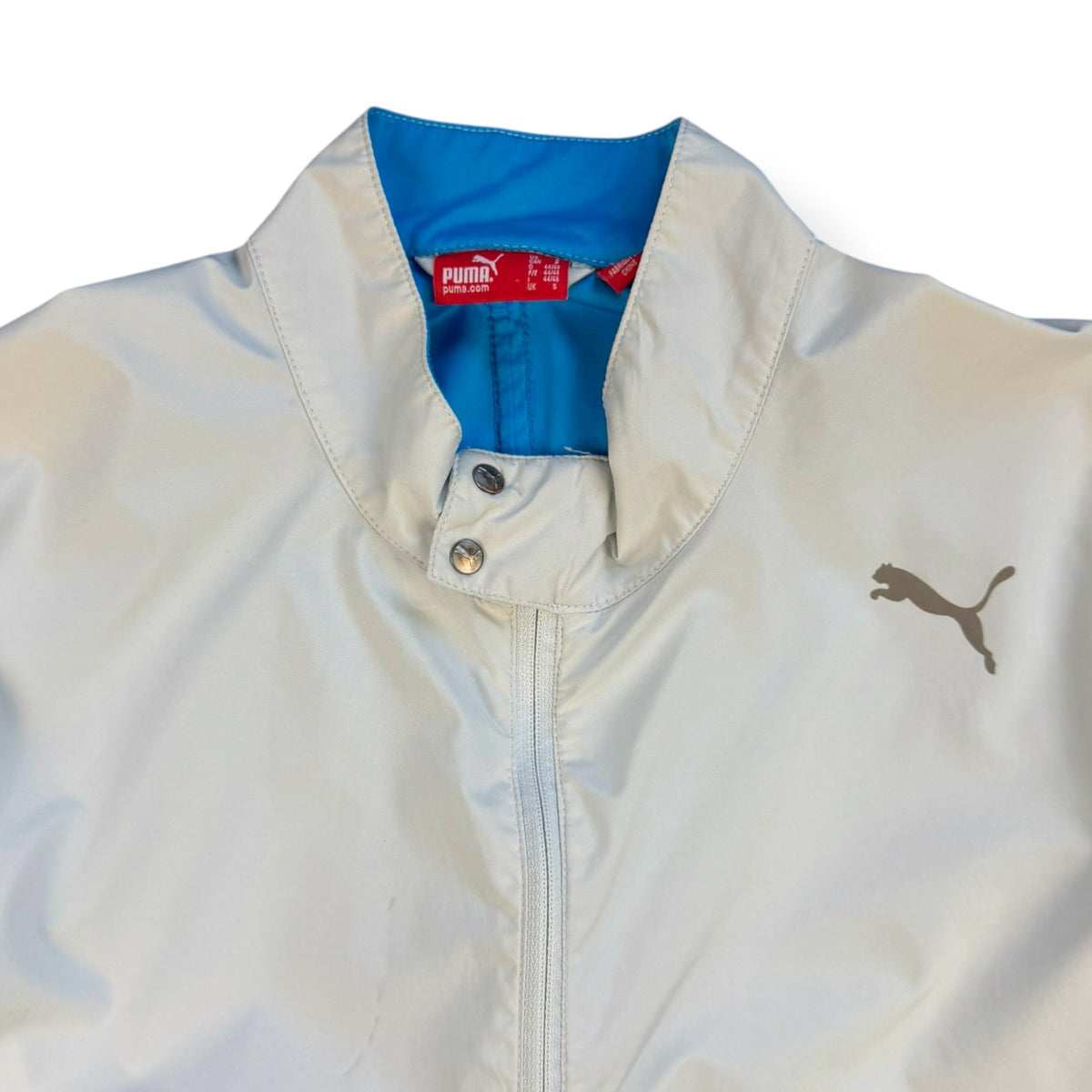 2000's Puma Reflective Back Panel Jacket (S) | Small, Blue