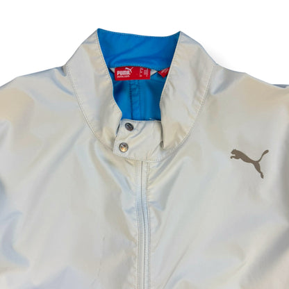 2000's Puma Reflective Back Panel Jacket (S) | Small, Blue