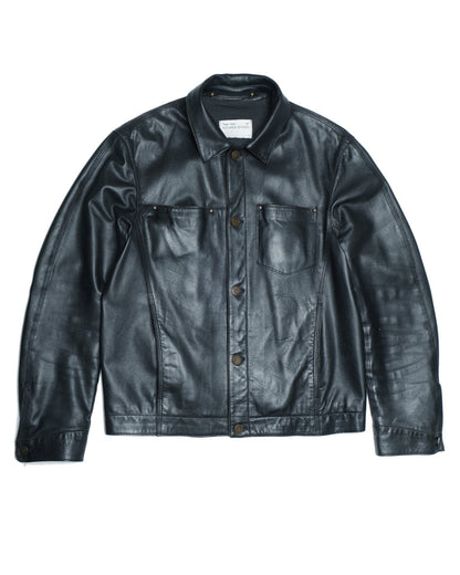 1990s Alexander McQueen Leather Jacket - Menswear - image - 1