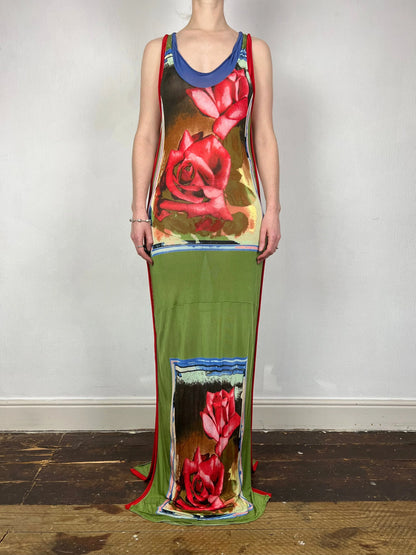 Jean Paul Gaultier 1990s rose dress