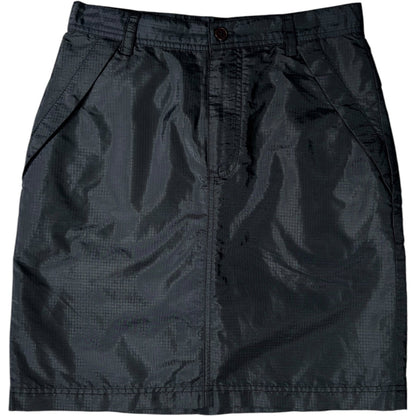 Calvin Klein Jeans 00's Nylon Ripstop Mini Skirt UK 8/10 | 8/10, Black