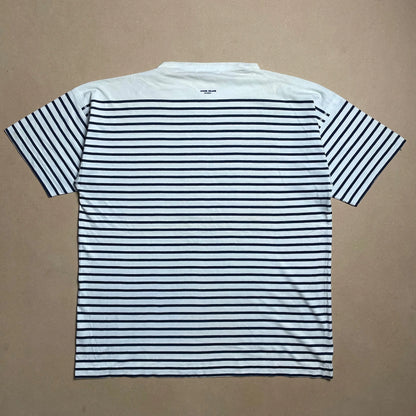 S/S 1989 Denim Blue Striped ICE JACKET Marina Spell Out T-shirt