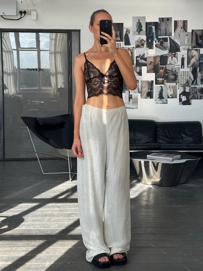 Vintage 2010s Lace Bralette Top - S