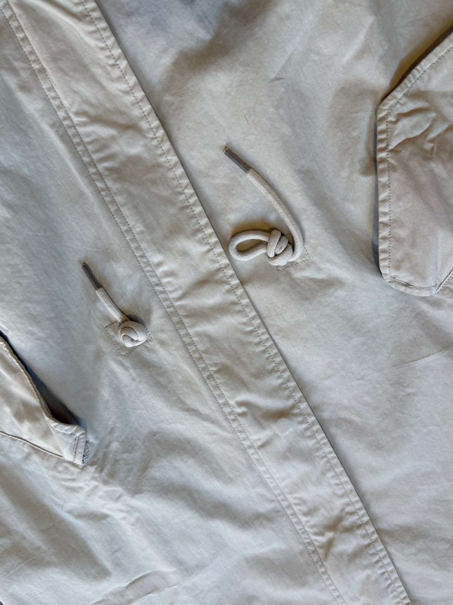 Frizmworks Oscar Cropped Fishtail Parka L | O/S, Beige