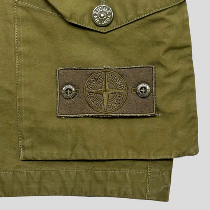 Stone Island SS23 Ghost O-ventile Cargo Shorts - M