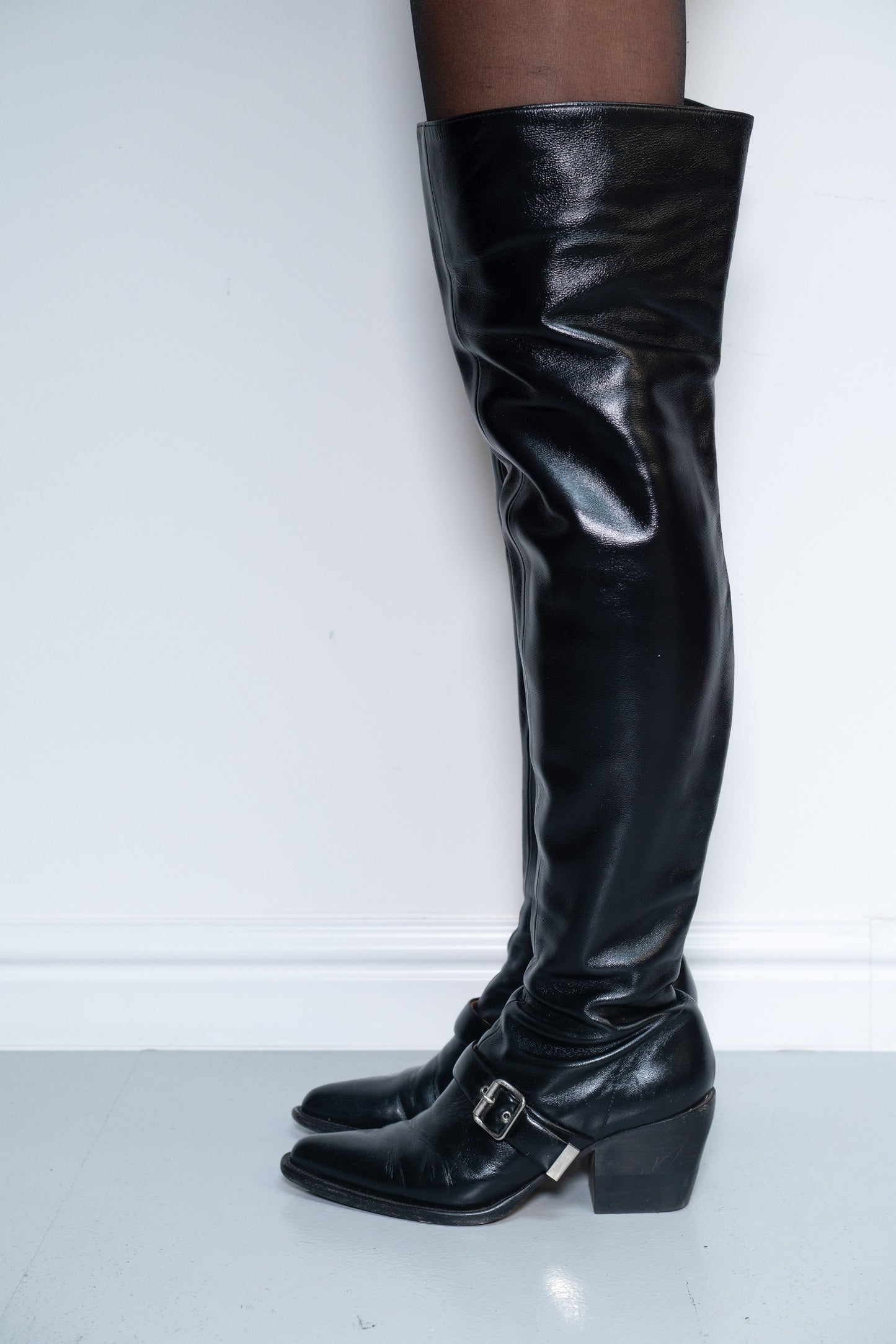 CHLOE THIGH HIGH BOOTS (EU 41) | DEFAULT TITLE, Black