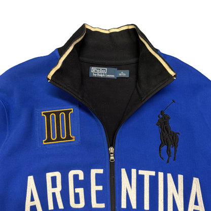 Ralph Lauren Argentina Spellout Sweatshirt In Blue (XL) | XL, Blue